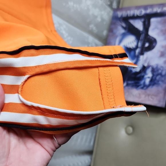 Vintage Y2K Orange Player Jersey Dress W/ Miami, New York City, Atlanta Patches - Picture 7 of 9